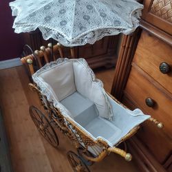 Antique Baby Doll Carriage $200