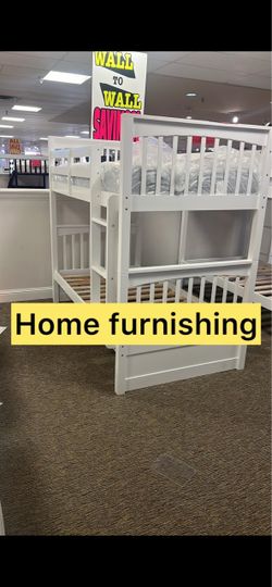 Furniture bunkbed, twin size over twin