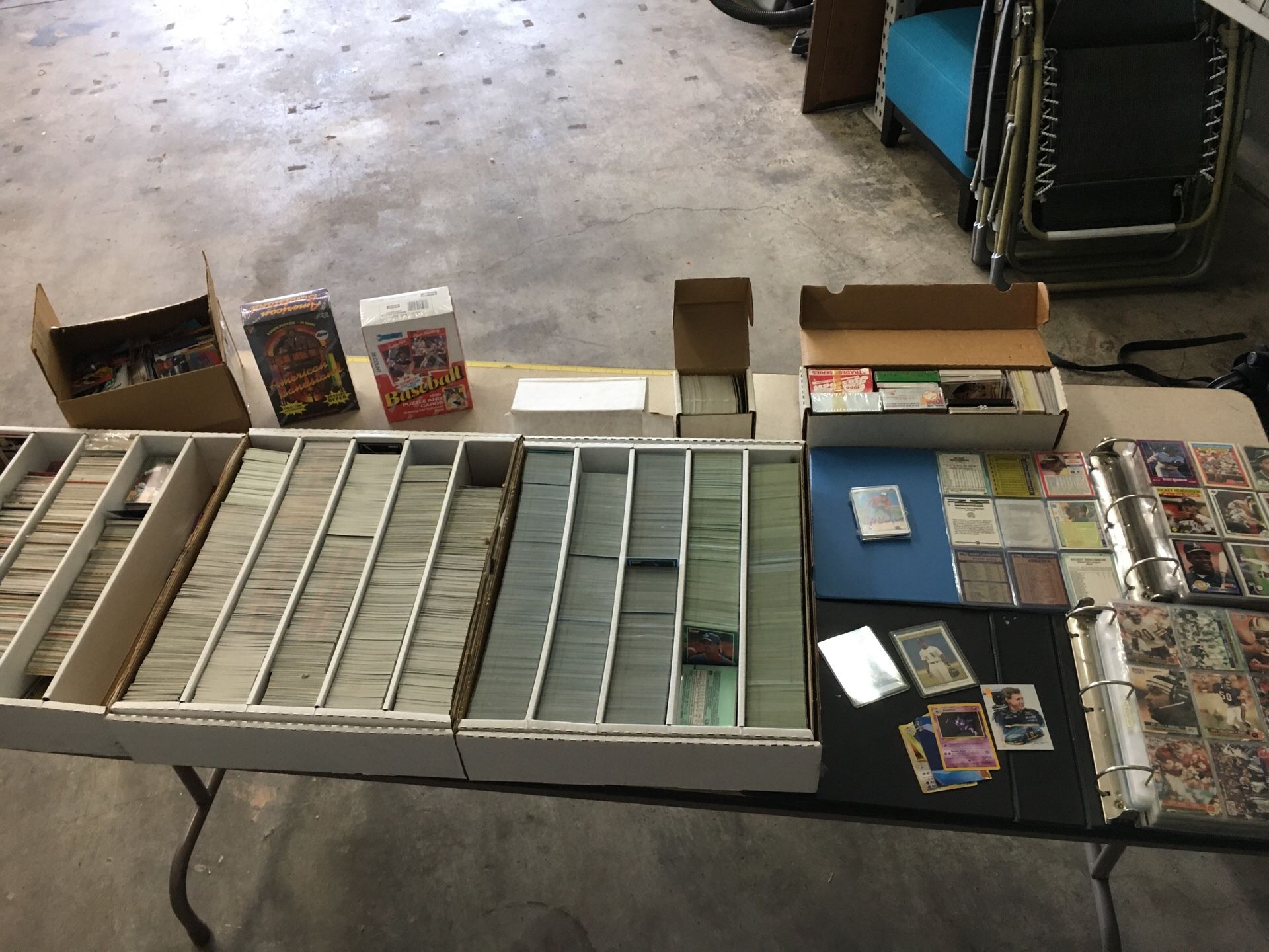 Huge Sports Card Collection From Storage Unit Football Baseball Cards RX for Sale in Lakewood