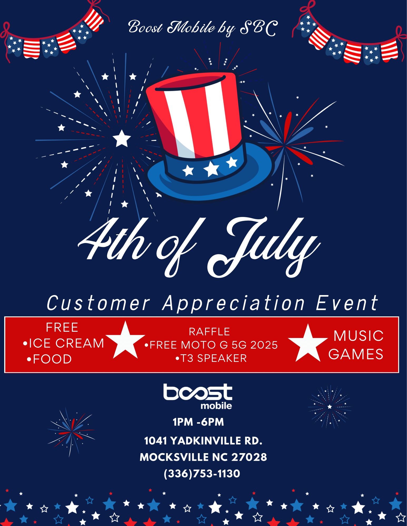 Customer appreciation event! 🎇🎆