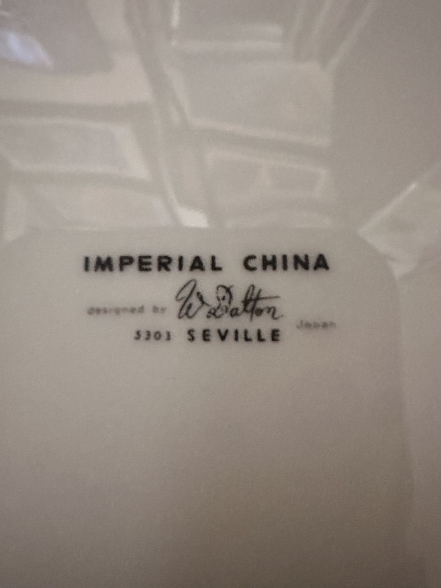 Imperial China - Seville Saucer