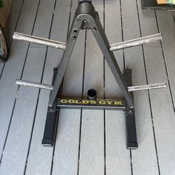 Weight Tree Storage Rack For Weight Plates