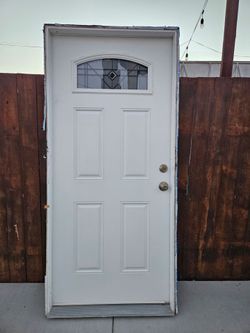 Beautiful Front entrance door with frame