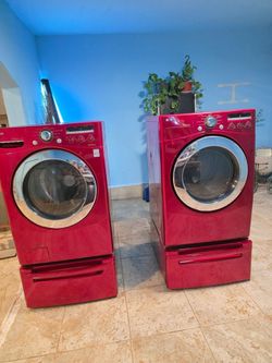 LG washer and dryer