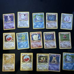 Loose Base Set Pokemon Cards 