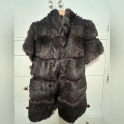 New Rex chinchilla fur vest 