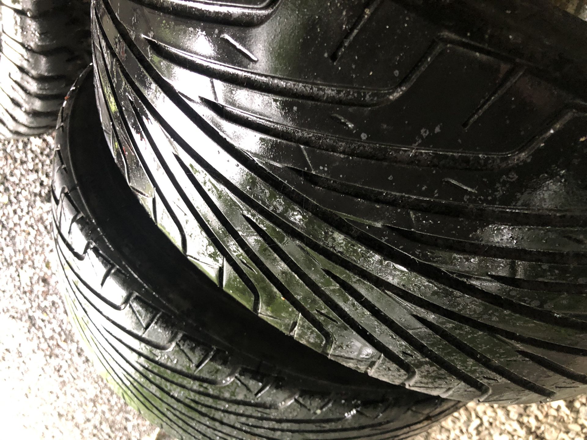 (2) 205 40 R17 tires