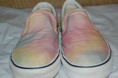 Vans Tie Dye Slip On's Mens 6.5/ Womens 8