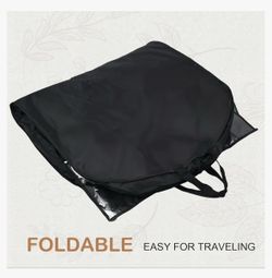 3PK Garment Bags for Travel and Storage, Travel Suit Bags for Men Women with 2 Clear Pockets, Storage bags for Clothes, Suits, Dress, Shirts, Coats