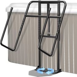 Utheer Upgraded Adjustable Hot Tub Cover Lifter with Hydraulic Lift, Easy Spa Cover Removal