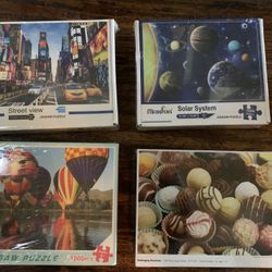New Sealed Jigsaw Puzzles   1,000 Piece