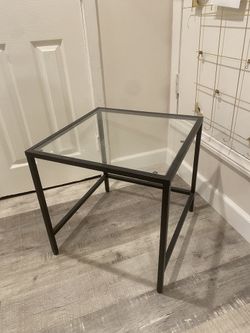 Glass Side Table