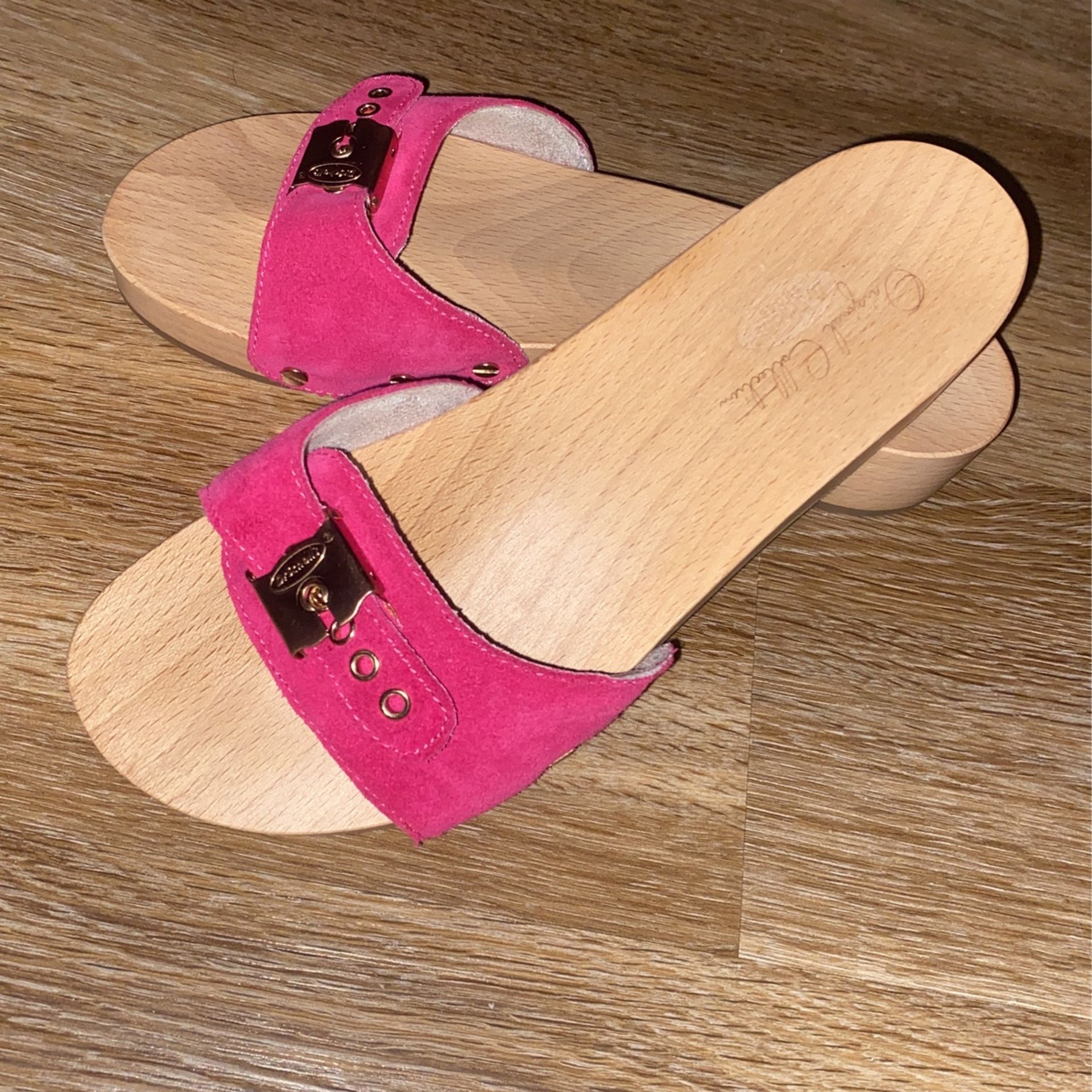 Dr. Scholl’s Original Collection Leather Sandals Slides