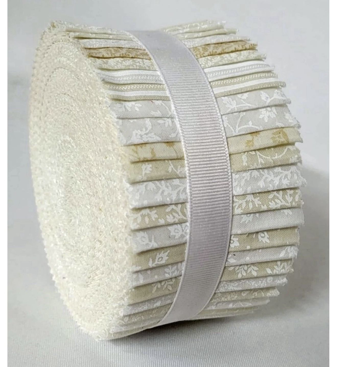 Jelly Roll Neutral Miniature Prints Quilting Cotton 2.5" Strips Precuts M530.16