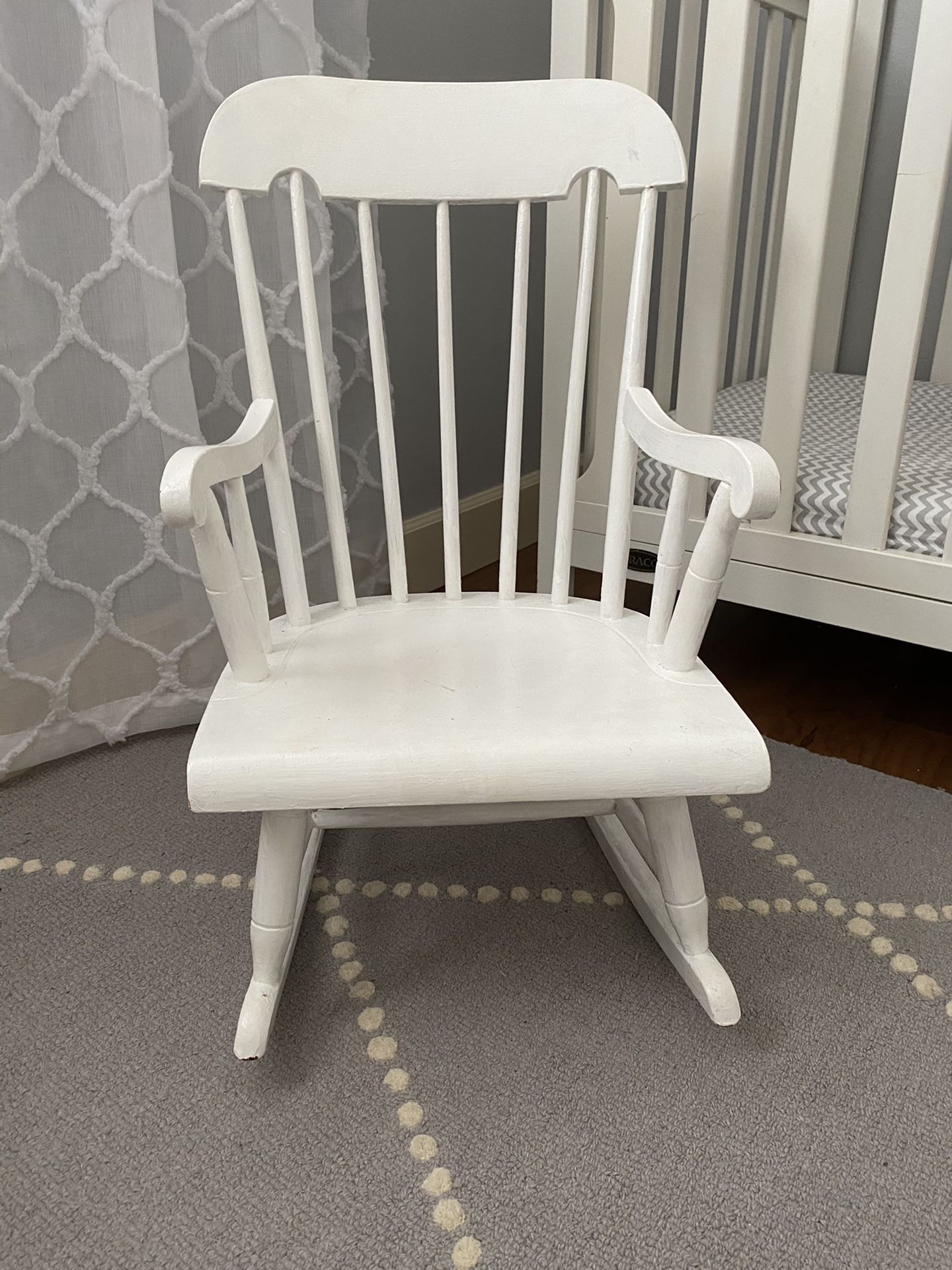 Mini rocking chair for nursery