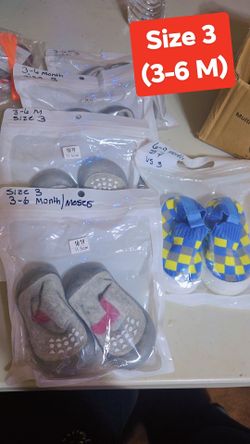 Baby shoes size 3 & 7