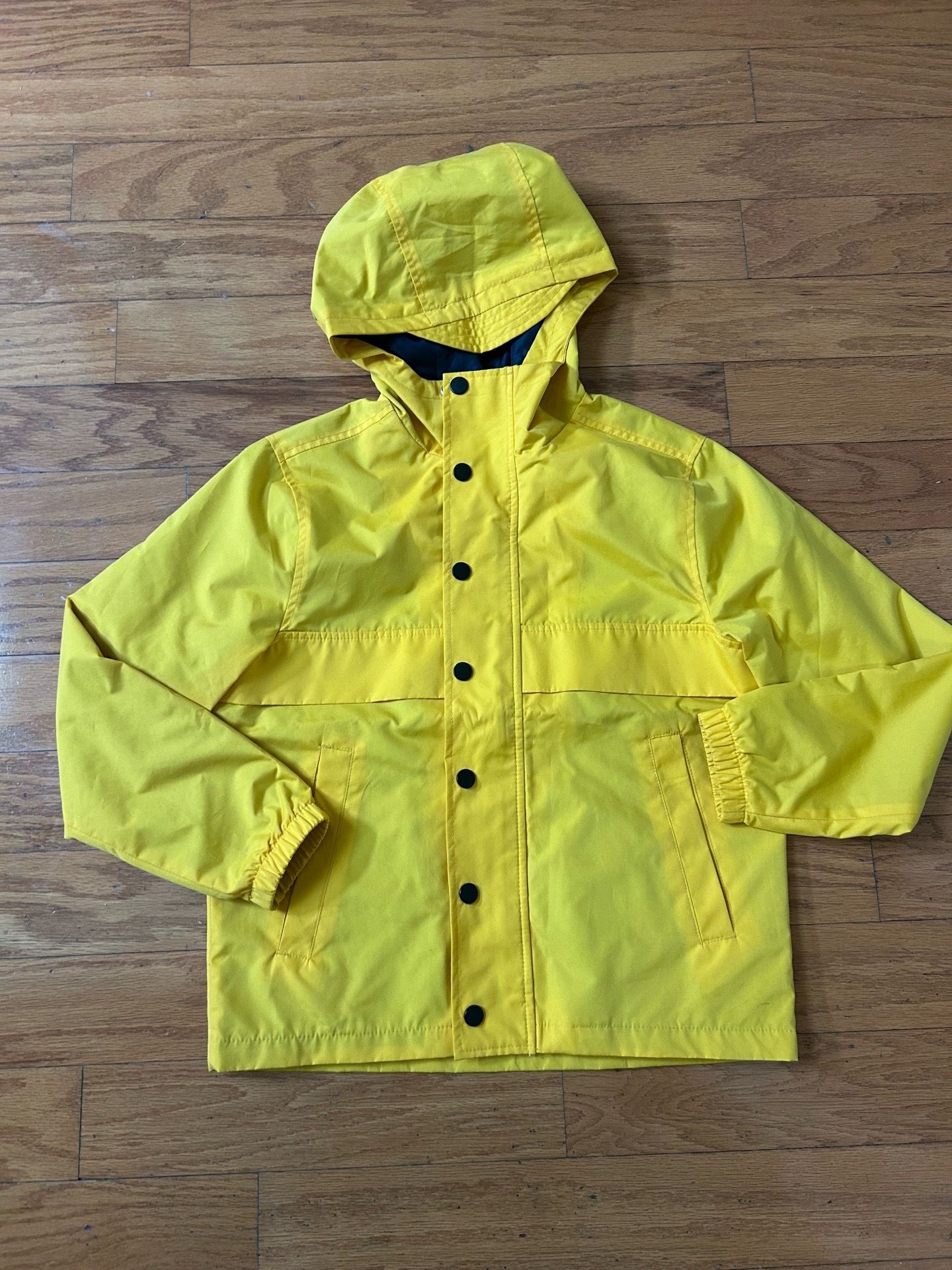 NWOT Old Navy Bright Yellow Hooded Raincoat for Kids