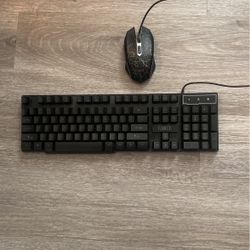 LED Keyboard And Mouse