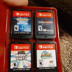 4 Nintendo Switch Games