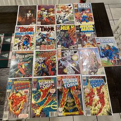 Marvel Comics Lot - Punisher Thor Hulk Iron Man Spider Man Silver Surfer