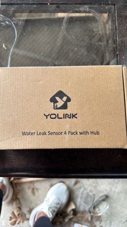 YoLink Water Leak Sensor 4 Pack with Hub