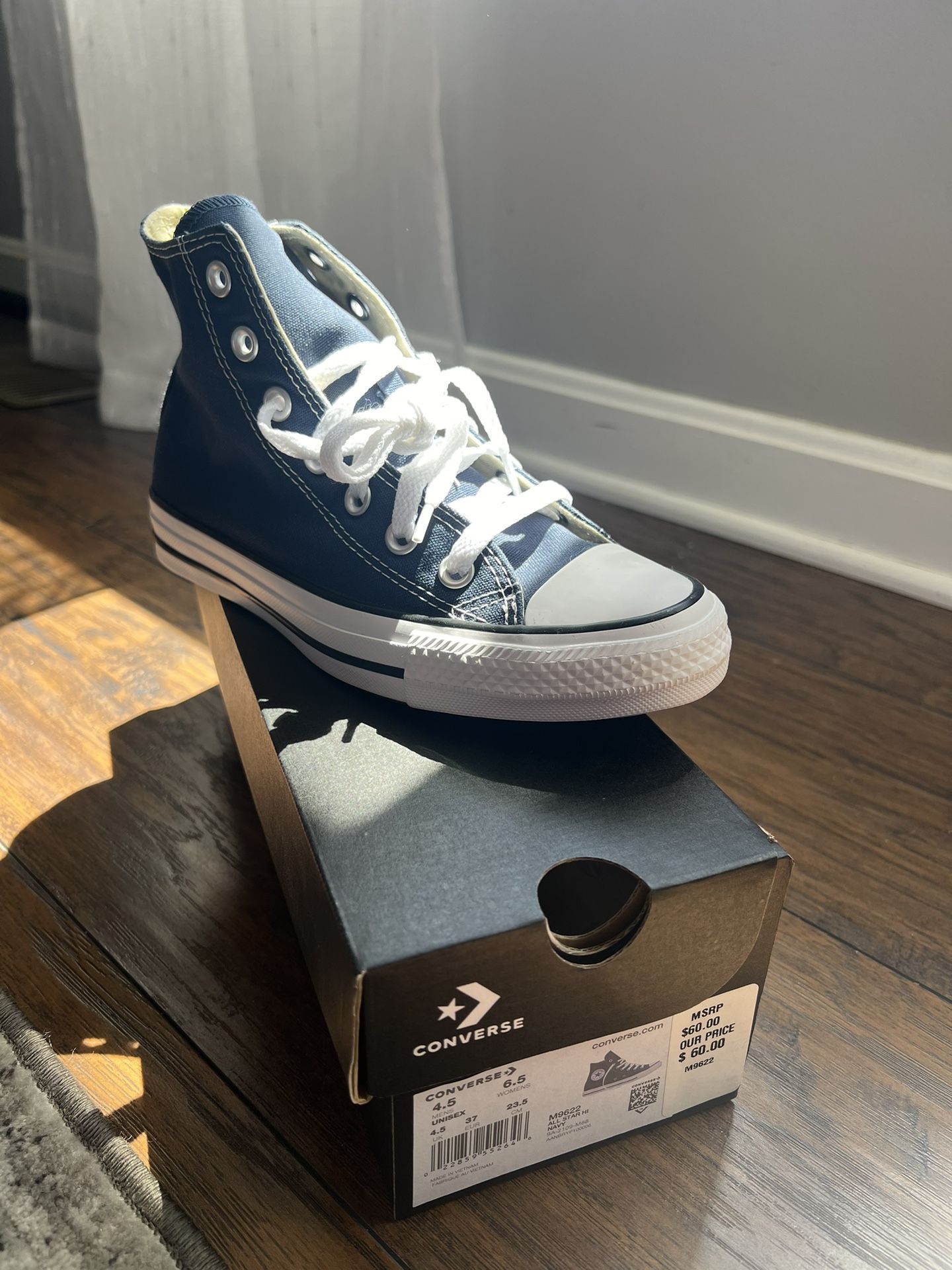 Navy Blue Converse 