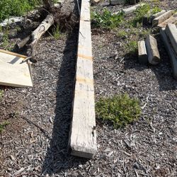 8” x 4” beam, used. Old.
