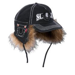 Supreme True Religion Trapper Black Hat Earflap 