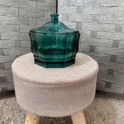 Vintage Confections Indiana Glass Candy Jar with Lid