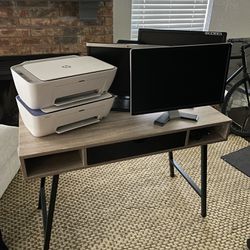Office bundle - Desk, Printers, Monitors, Chair