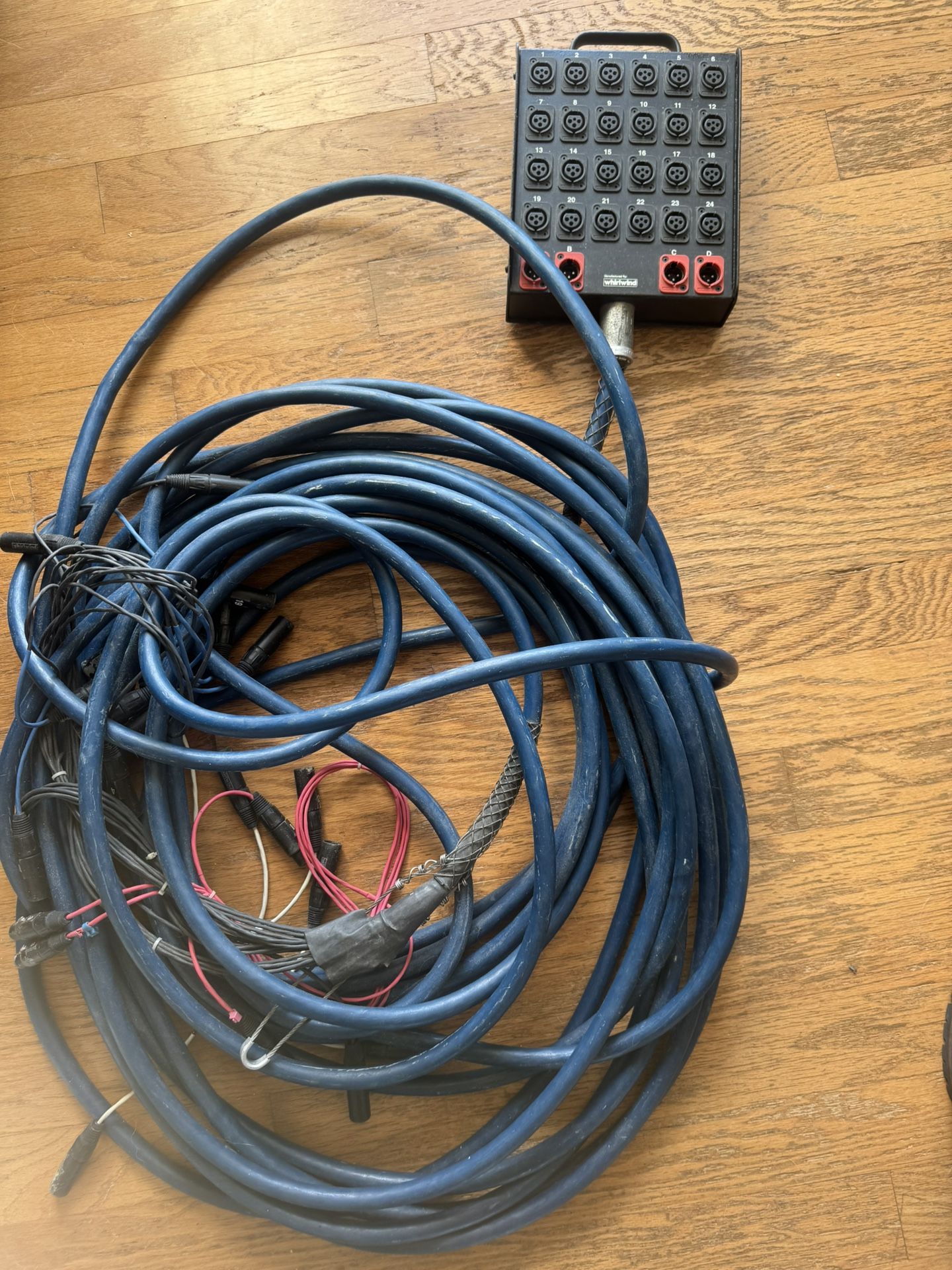 Whirlwind Medusa MS 24x4 Stage Box 100FT