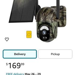 4G LTE Cellular Trail Game Camera with SIM Card 360° View, Live 2K Video, IR Infrared, Motion Activated, IP66, Perfect for Hunting & Wildlife 

