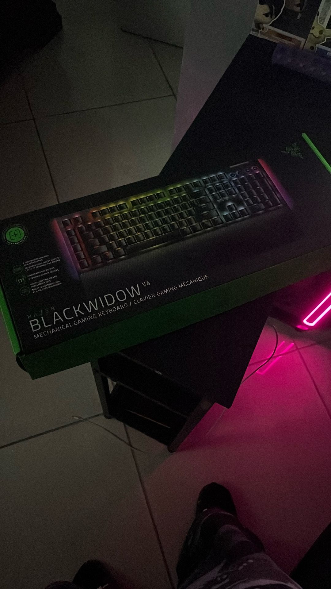 Blackwidow V4 keyboard