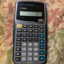 Texas Instruments TI-30Xa Scientific Calculator S-0501A Black & Gray