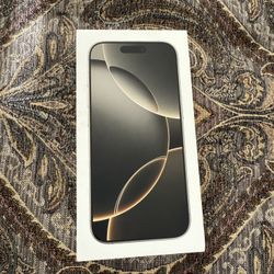 Apple iPhone 16 Pro 128gb Natural AT&T Or Cricket I Can Come To You 