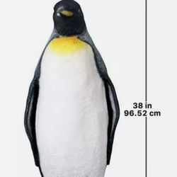 Antarctic King Penguin Sculpture Statue Design Toscano 38"H