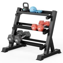 YOLEO Dumbell Rack - 3 Tier - Brand New