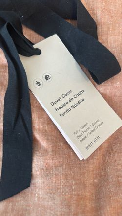 Linen duvet cover – West Elm