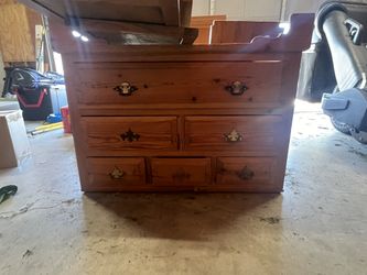 Wood Dresser/Wardrobe