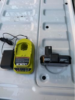 Ryobi Battery and Charger