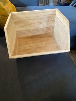 Small Wood Storage Box/ Read Description