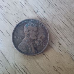 1936 US PENNY (no mark)