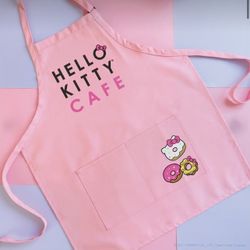 Hello kitty cafe pink baking/kitchen apron