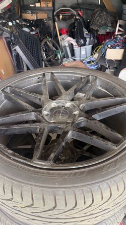 24 rims  and tires