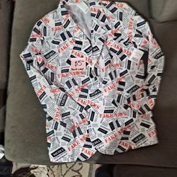 Mens Fake News Suit Coat Halloween Costume Adult Large $5