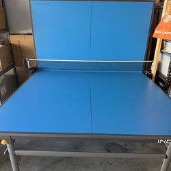 Like New Table Tennis Table with Automatic Ball Launcher – Barely Used