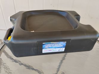 15 Qt Oil Change Drain Pan Black