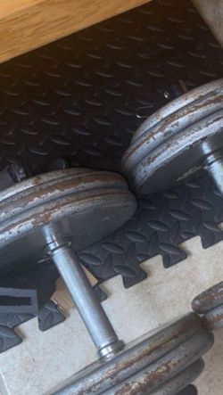 Dumbbell weights all sizes 25lb to 45lb