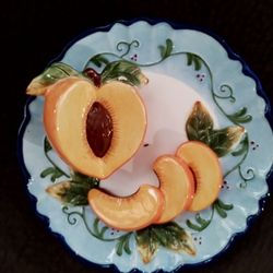 Vintage 3-D Peach Wall Art 