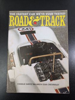 Road & Track July 1966 Magazine McLaren Elva Chevrolet Feature